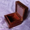 Музыкальная шкатулка 10х10х6, из розового дерева, фото 5