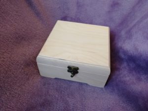 Wooden box 15x15x7, with cells, birch, picture 1