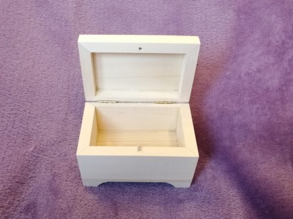 Wooden box 10x7x8, chest, linden, picture 5