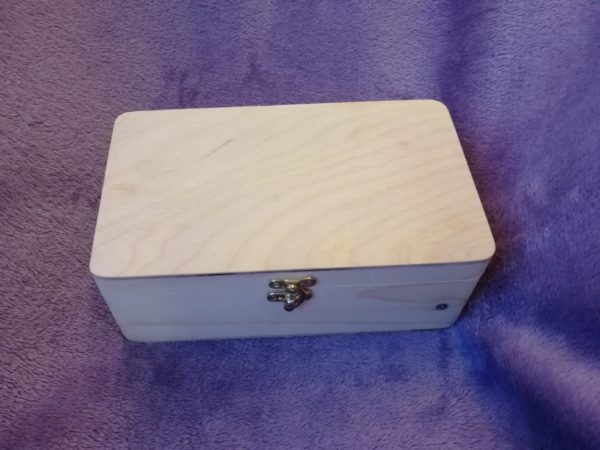 Wooden box 19x11x7, pine, picture 1