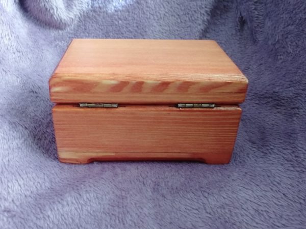 Wooden music box 12x8x7, mahogany, picture 2