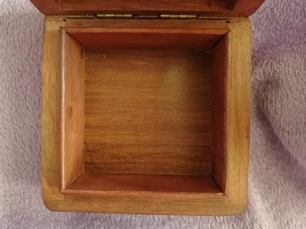 Wooden music box 10x10x6, rosewood, picture 5
