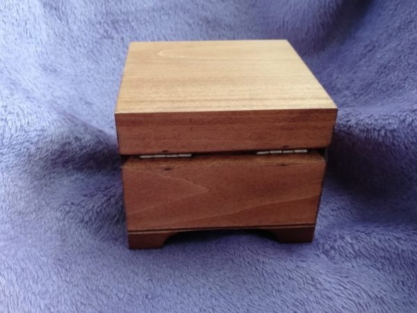 Wooden box 10x10x8, mokko, picture 2