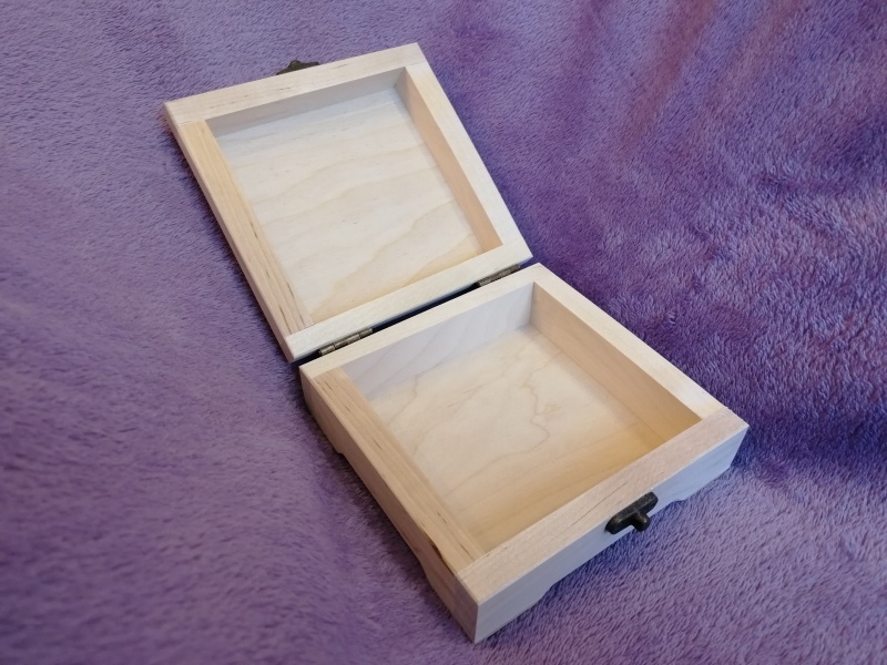 Wooden box 13x13x5, birch, picture 6