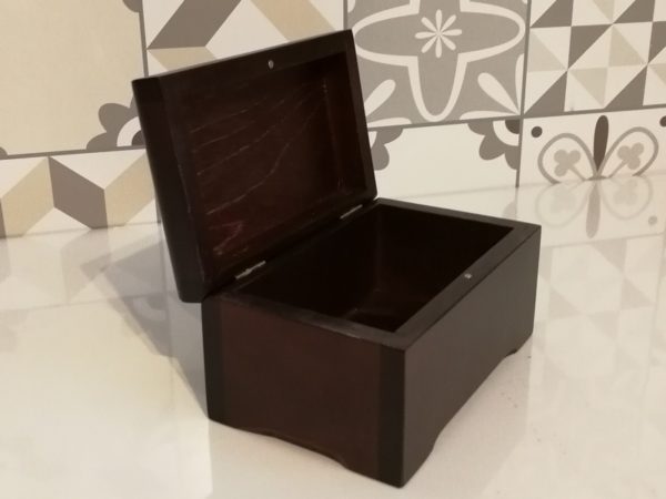 Wooden box 14x9x7, varnished, picture 6